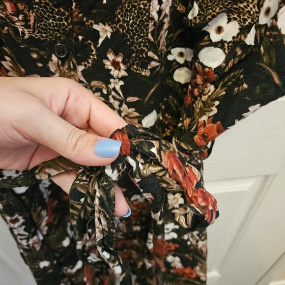 Button Up "Hawaiian" Shirt Dress - Picture 7 of 12